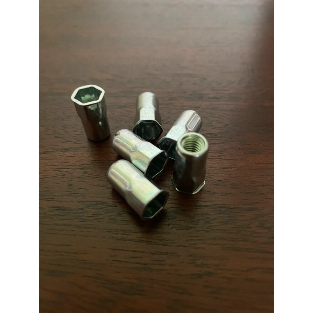 Atlas M6 Blind Rivet Nut BHC/FEKS5 hex body 5mm 500 pcs